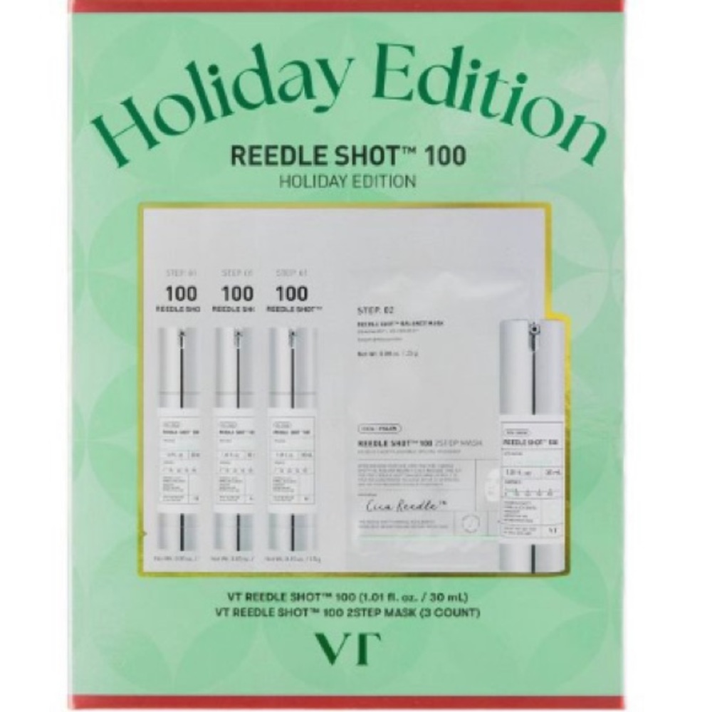 VT Cosmetics Reedle Shot 100 Gift Set 4pc, New in sealed packaging
